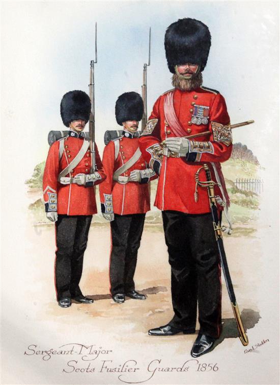 Richard Simkin (1840-1926) and others Scots Guards,